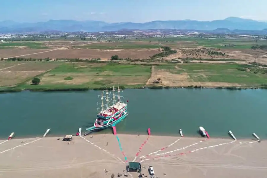 From city of Side: Full-Day Manavgat Boat Trip with Transfer