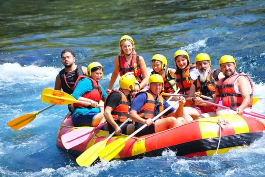 Side: Rafting and Zipline Canyon Tour with Lunch & Transfers